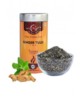  Чай  Индийский "Тулси Имбирь" (Tea Tulsi Ginger) 100г   Согревающий, антиоксидантный и антивирусный